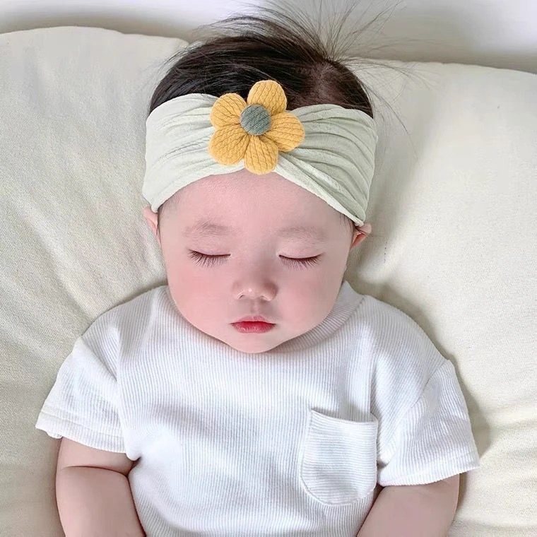 婴儿发带护囟门帽春秋季新生男女宝宝头围发饰婴幼儿卤门发箍夏季