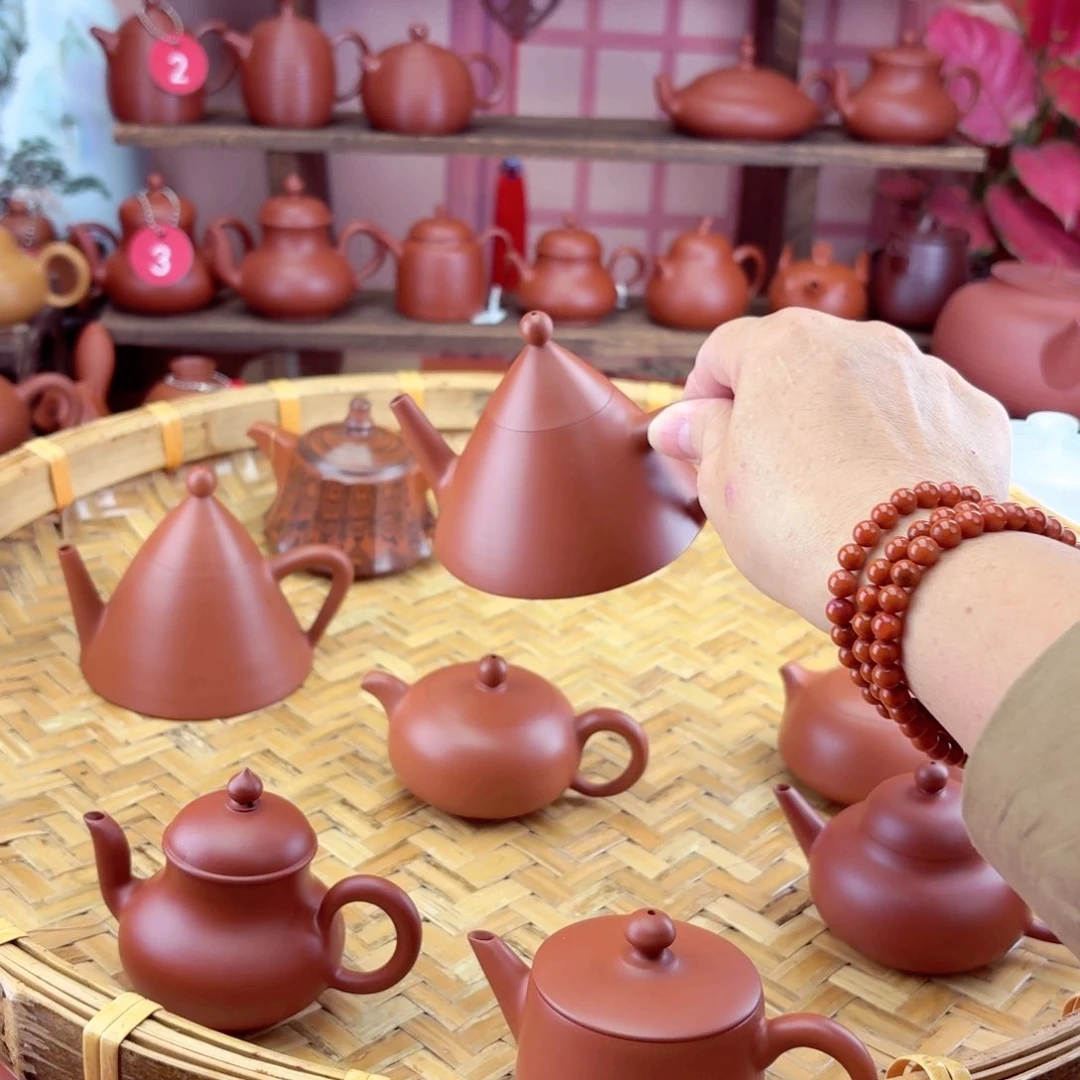 紫砂茶壶老****一金字塔100 cc手拉