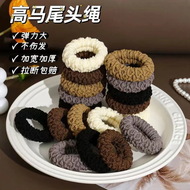高马尾发绳头绳新款橡皮筋女扎头高弹力耐用发圈头饰