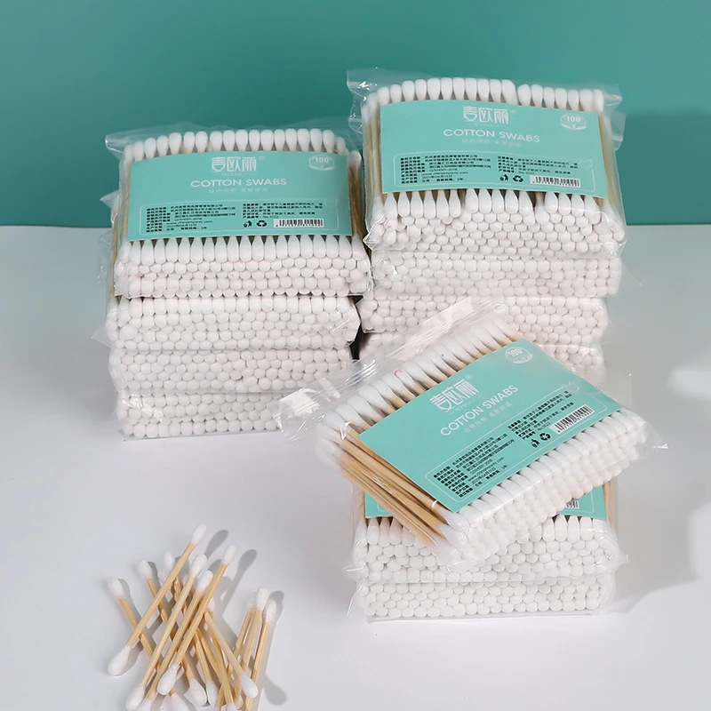 棉签一次性家用双头卫生清洁棉棒化妆掏耳朵棉签棒