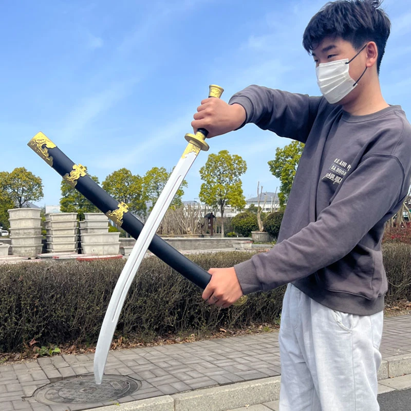 绣春刀宝剑儿童玩具古代刀剑兵器软胶材质拔刀剑武器PU汉剑带鞘
