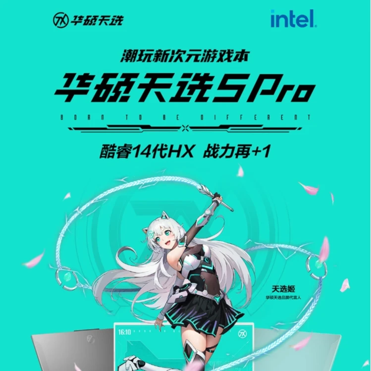 99新 ASUS/华硕 二手华硕天选5pro I9-14900HX/16G/1T/RTX4060