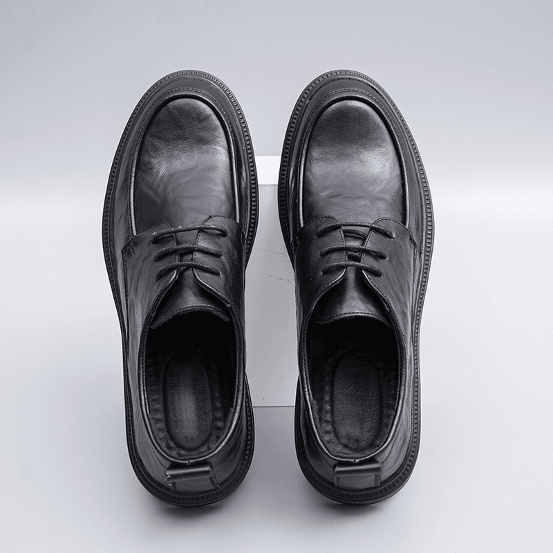 镇店之宝 商务休闲皮鞋男真皮英伦软皮透气上班新郎正装男鞋