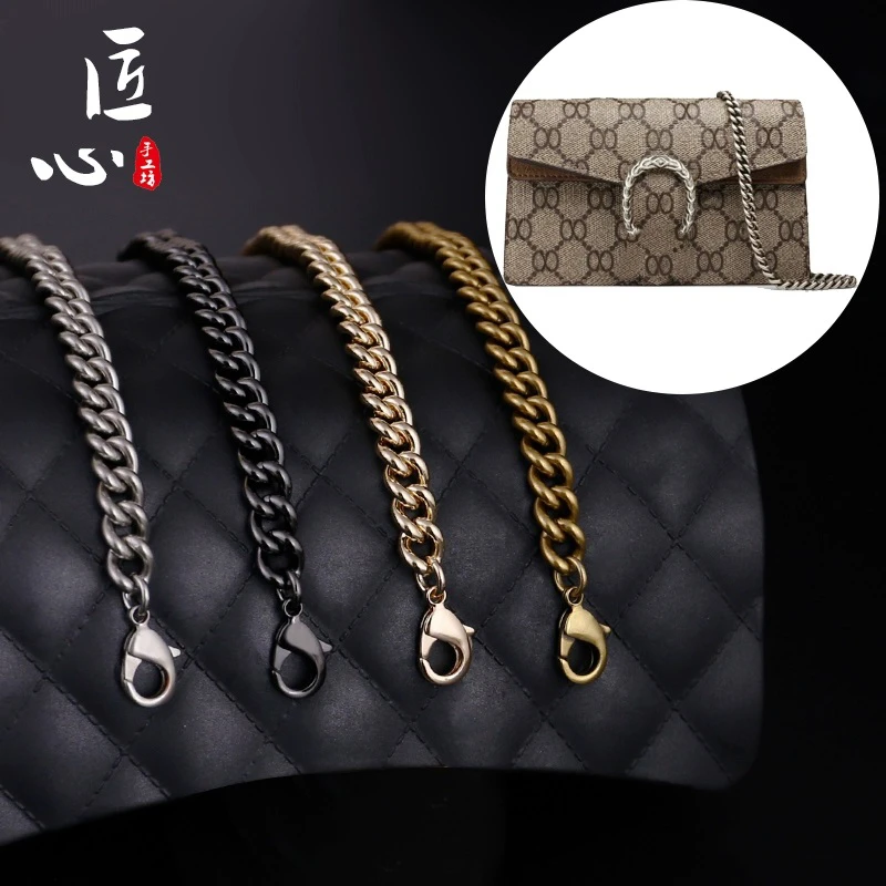 匠心手工坊链条适用古驰酒神mini包包改造包链斜挎替换链子配件