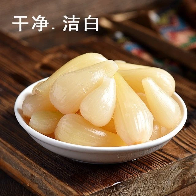 酸甜爽口泡藠头 酸野泡菜腌制茭头叫头下饭菜水晶藠头特产脆爽
