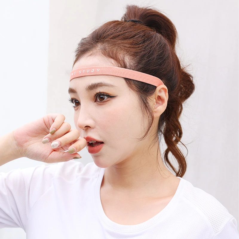 运动导汗带健身瑜伽束发带跑步男女硅胶防滑舒适发箍导汗头带搭配