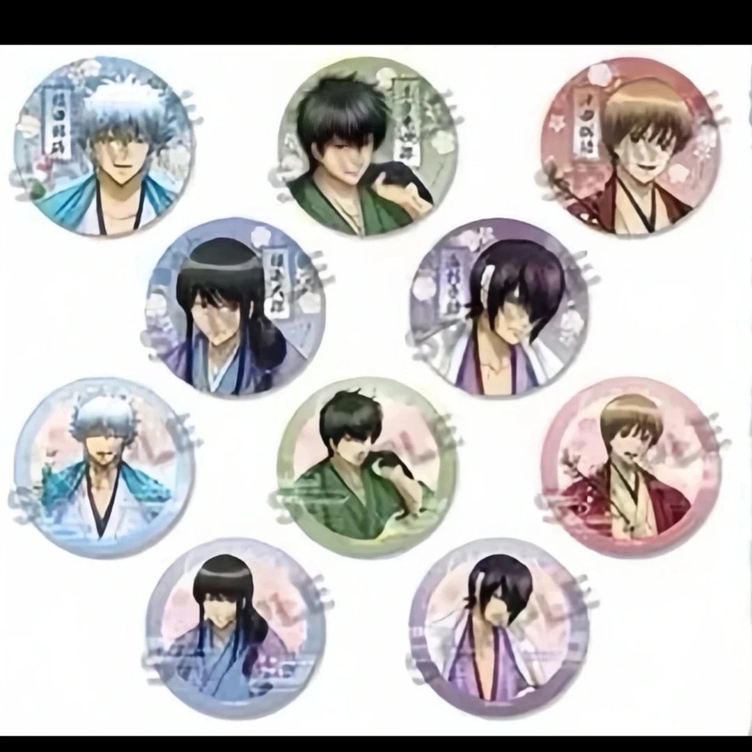 【拆盒】银魂 春日赏樱 吧唧 徽章【盲盒】III