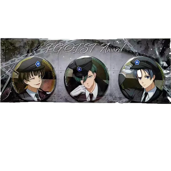 拆谷酱复活【单领】蓝色监狱 蓝锁原画展福冈限定制服 徽章套装