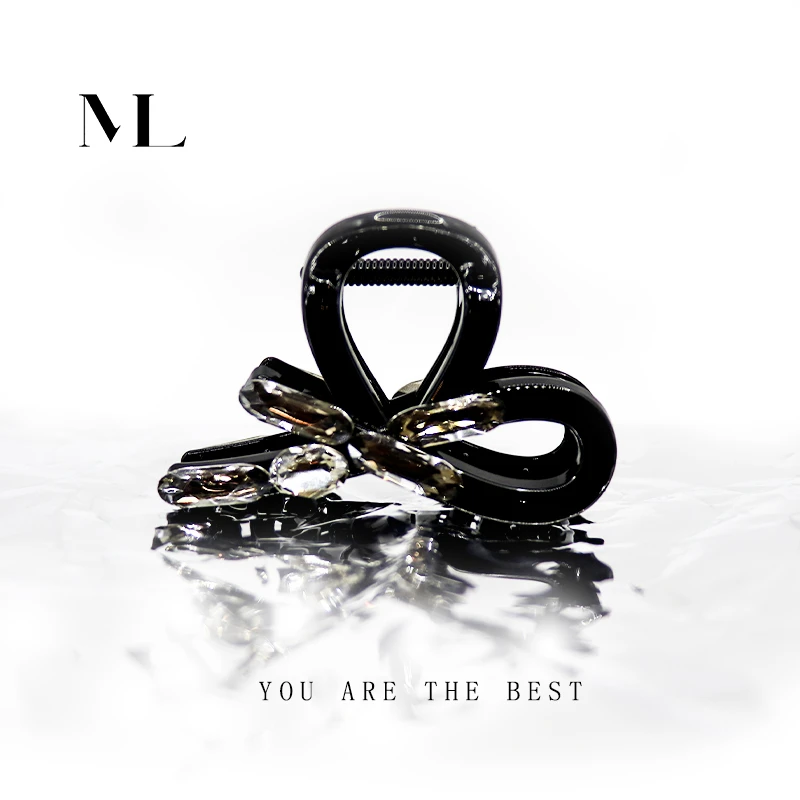 【ML】高级感小众带钻蝴蝶抓夹气质韩版优雅高端抓夹轻奢法式A29