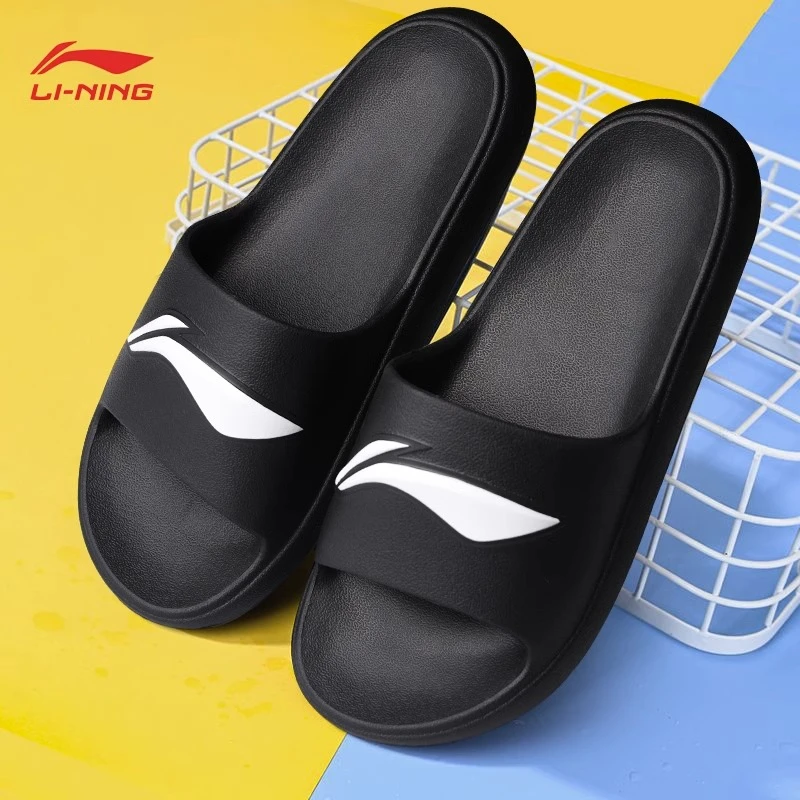 李宁拖鞋男女款2025潮流外穿防滑防臭游泳运动凉拖鞋爆款休闲拖鞋
