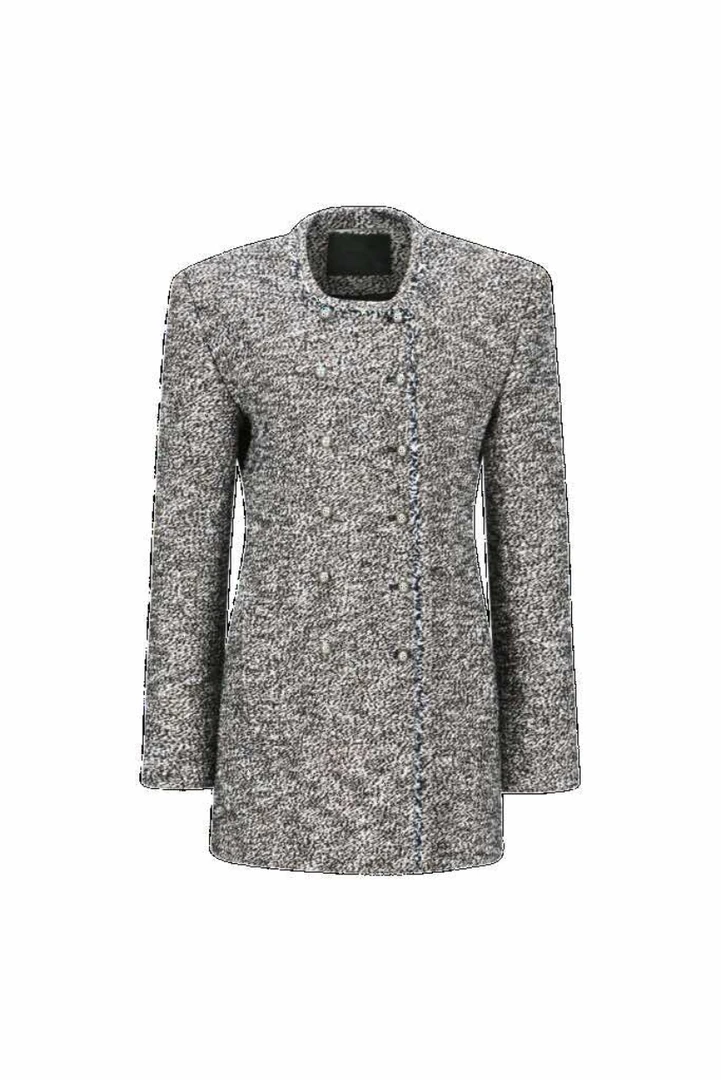 【SFF推荐】YCH24早秋新款小香风粗花呢外套气质时尚设计师上衣4076