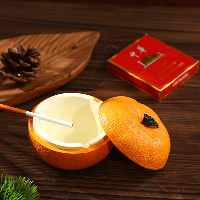 2025新款大吉大利桔子便携潮流防飞灰家用客厅茶几手桌面神器男生