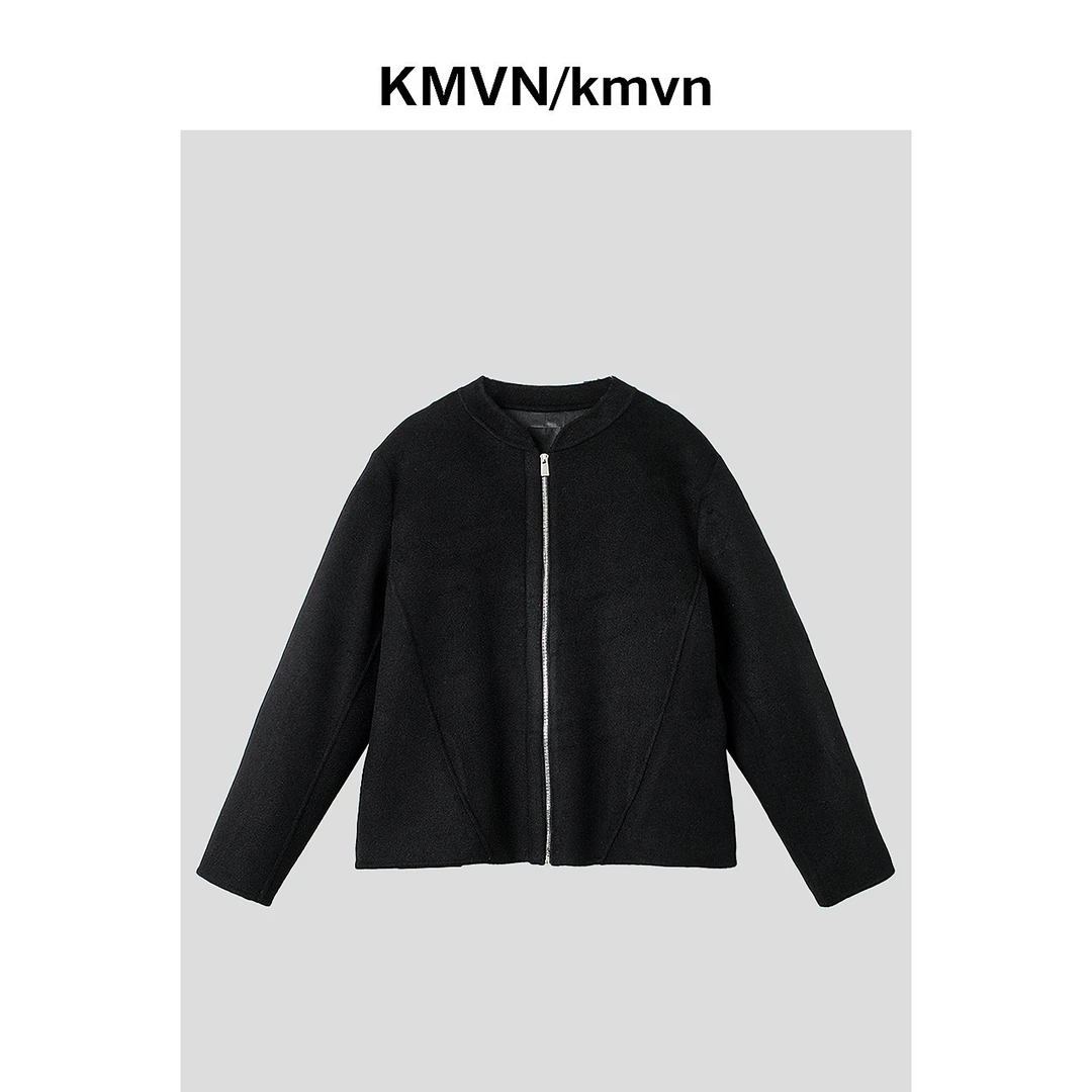 kmvn/kmvn【已然】2024冬季新款秋冬羊毛短夹克男女同款高级感夹克