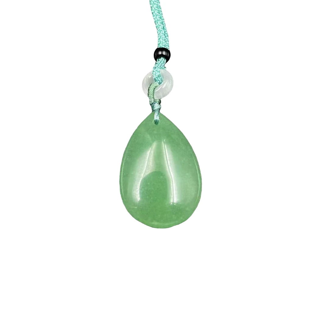 高定珠宝气质国风东陵玉水滴吊坠-y2117