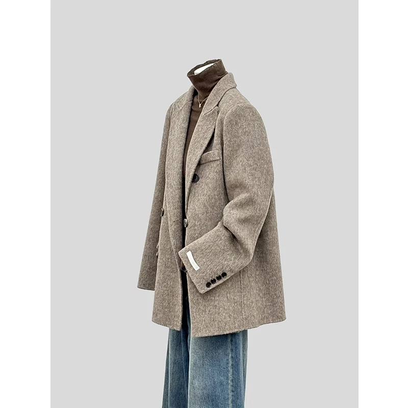 短款西装呢子大衣女2024新款秋冬季毛呢外套高级感小个子韩系气质