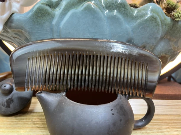 白水黑金刚月梳整角加厚包包梳家用多功能按摩梳送女朋友