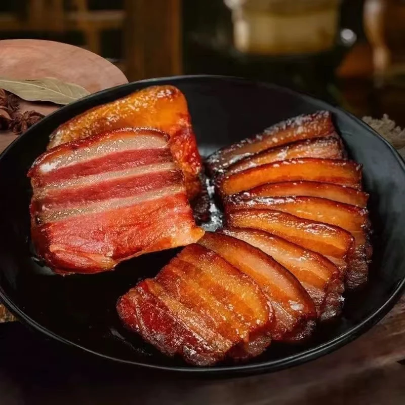 【烟熏腊肉】柴火烟熏柏香丫熏制腊肉（默认烧皮）