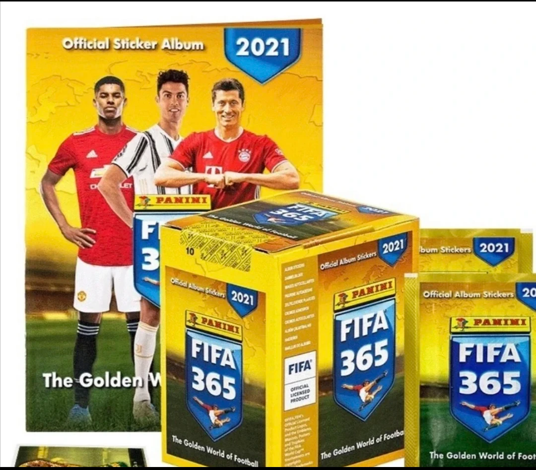 Panini  2021 fifa365 贴纸  盲盒 梅西 C罗 哈兰德 贝林新秀
