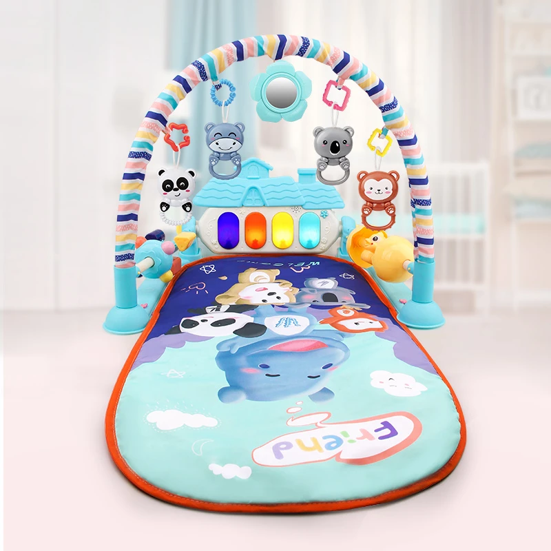 脚踏琴钢琴婴儿健身架0一1岁多功能益智新生儿3一6多功能玩具男女