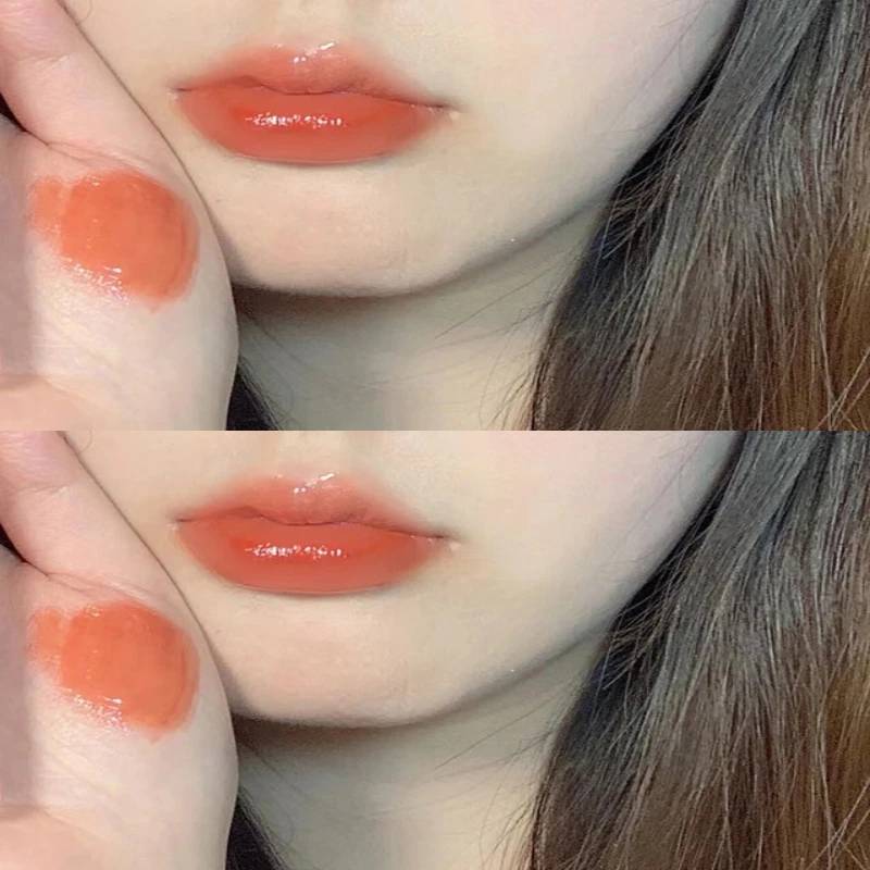 露水唇釉水光镜面唇釉唇膏液女高颜值学生款唇彩奶茶色唇釉不易掉