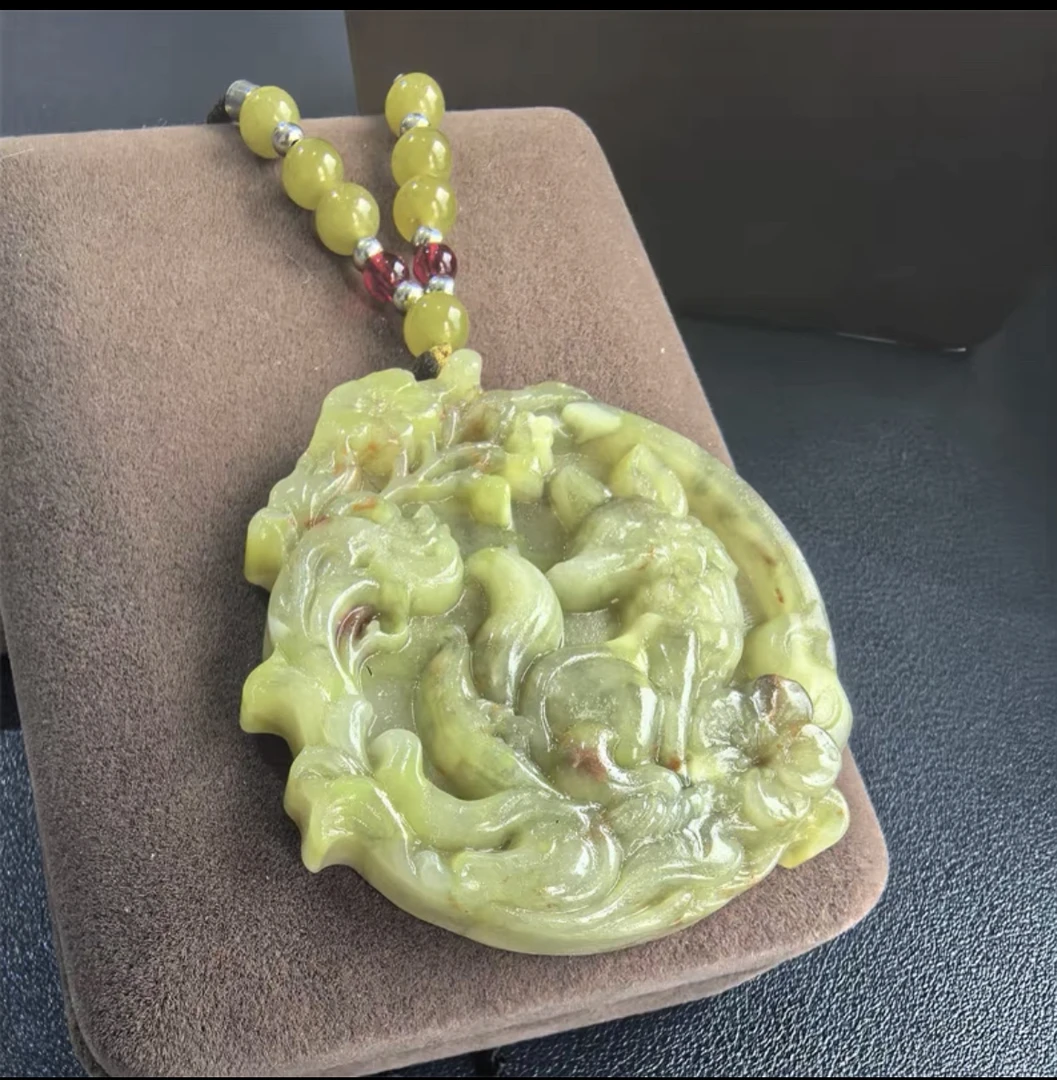 岫玉九尾狐吊坠1多样性发
