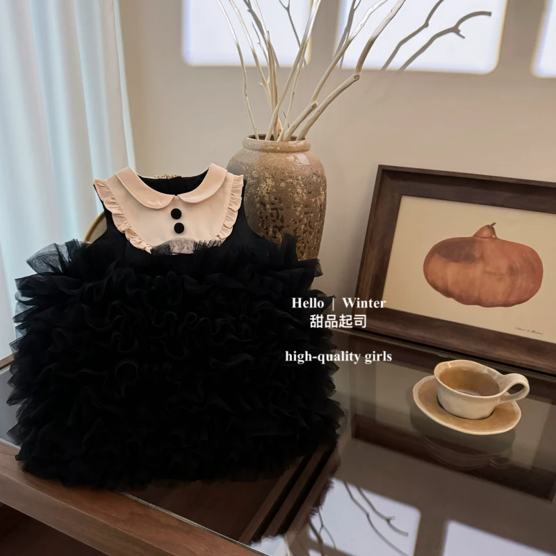 【甜品起司】法式赫本风！女宝周岁礼服高级感蓬蓬裙年服礼服公主裙