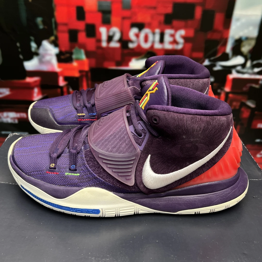42.5码/公价1164/Nike Kyrie 6 欧文6 前掌Zoom 紫罗兰