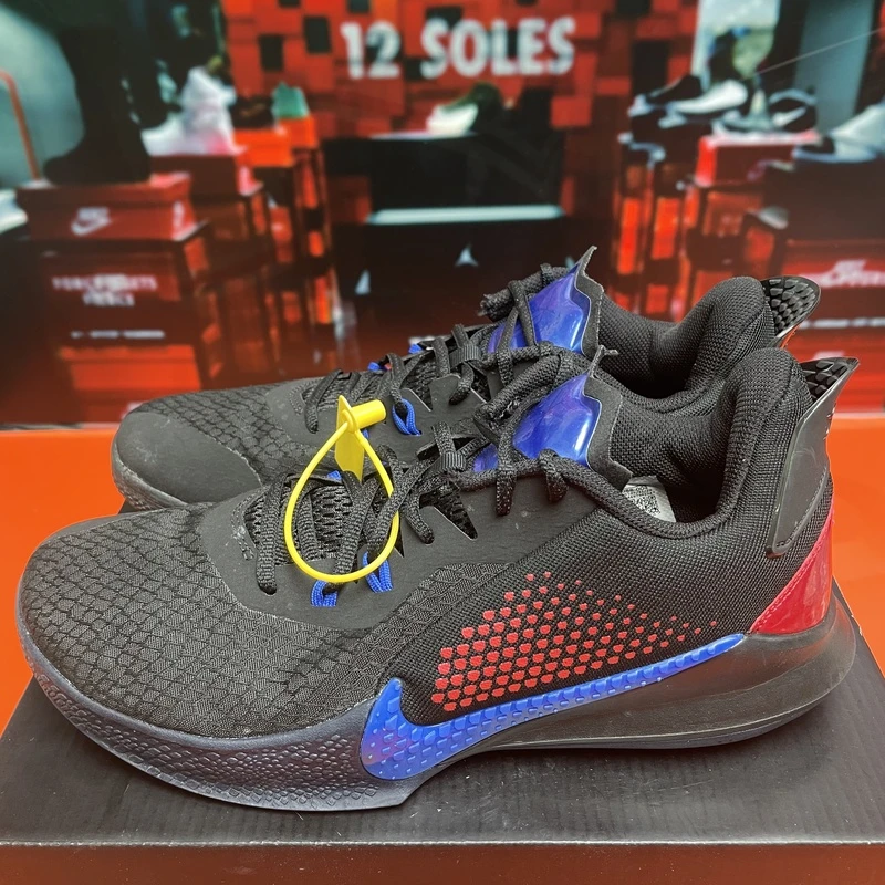 44.5码 中古 Nike 曼巴 Mamba Fury 篮球鞋 黑色 无盒