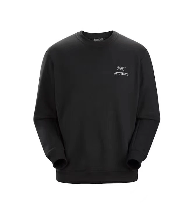 【国内现货 】EMBLEM logo字母刺绣抓绒卫衣 男女同款
