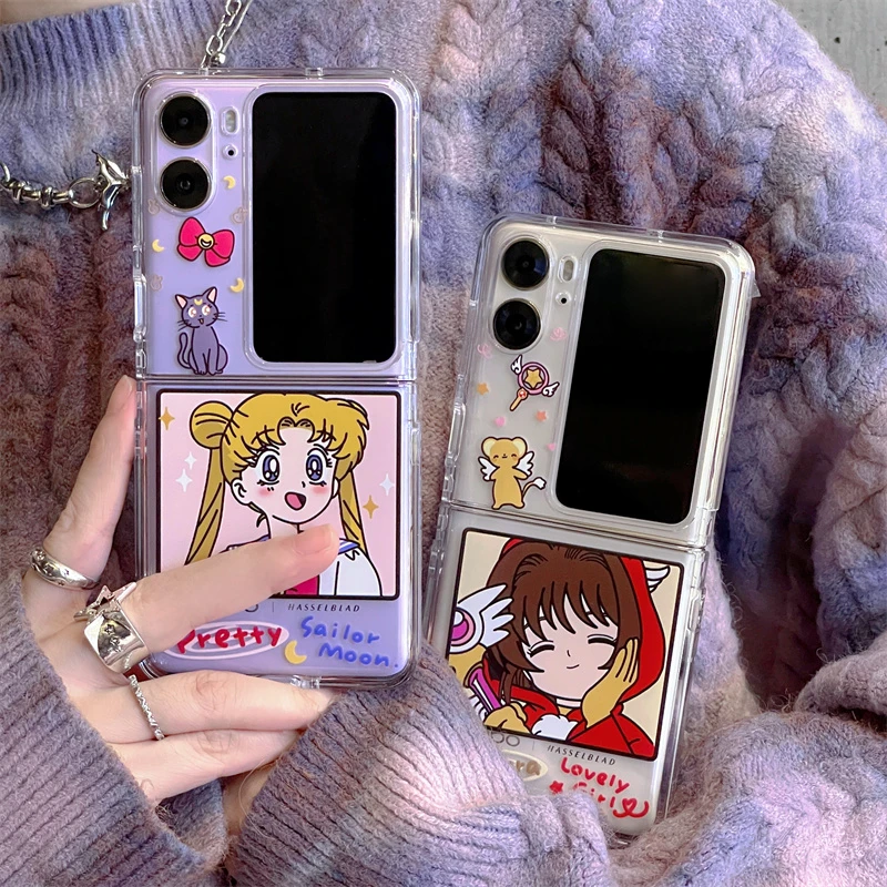 百变小樱美少女OPPOFindN3Flip手机壳折叠屏N2Flip保护套全包铰链