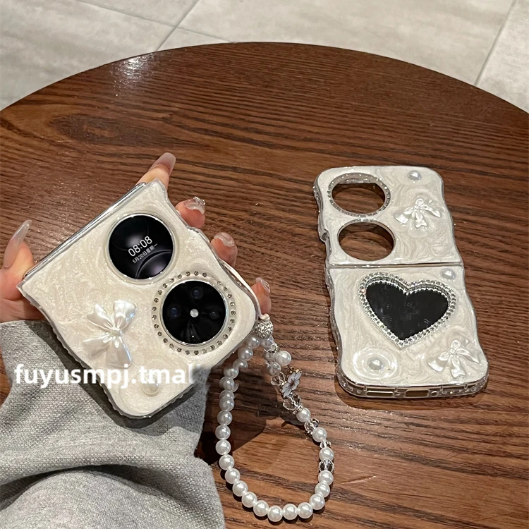 适用华为pocket 2手机壳新款折叠P50pocket高级s女手链网红潮