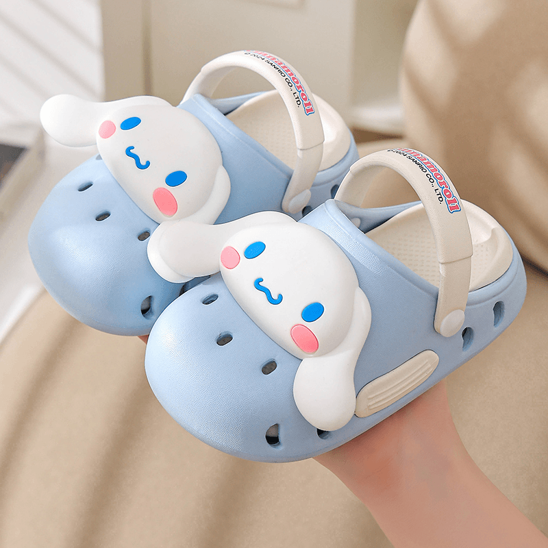 铃铛精灵 三丽鸥儿童拖鞋男童夏天宝宝小拖鞋室内包头防滑男宝男女孩美乐蒂