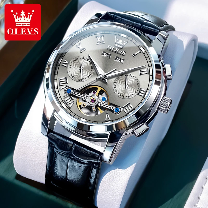 正品男士手表机械表全自动2025爆款镂空手表男时尚腕表