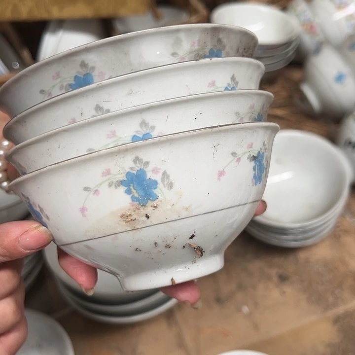 醴陵瓷高温瓷微瑕12.5厘米