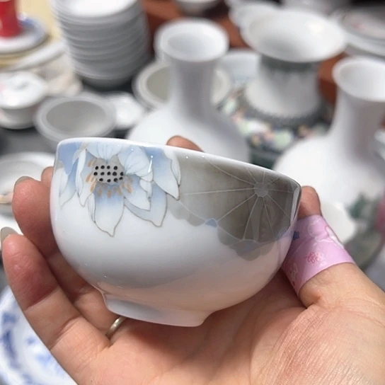 高温瓷釉下手绘80毫升微瑕