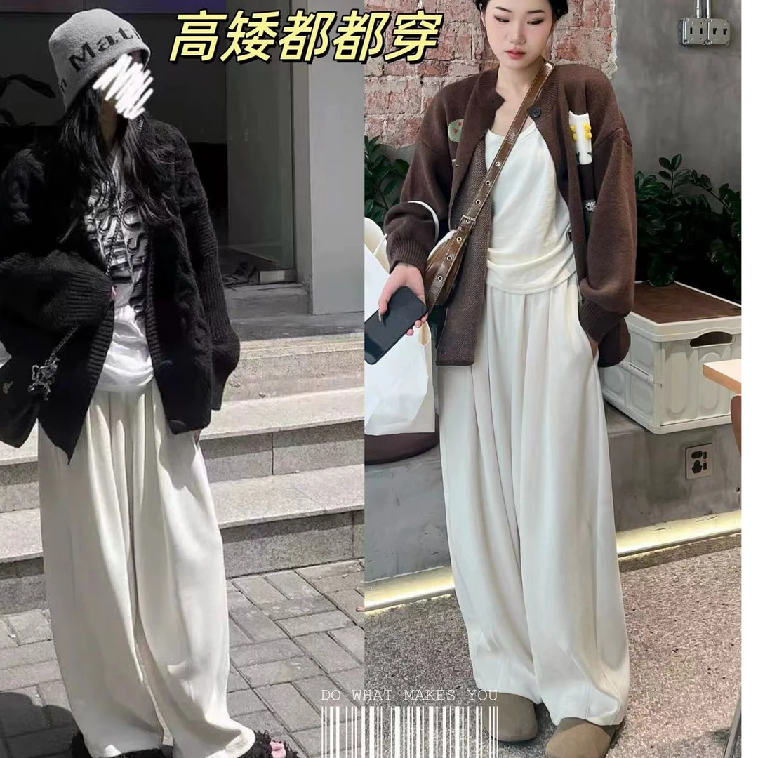 【好物有‘恒’】印像家新款初秋慵懒显瘦气质百搭休闲舒适山本阔腿裤