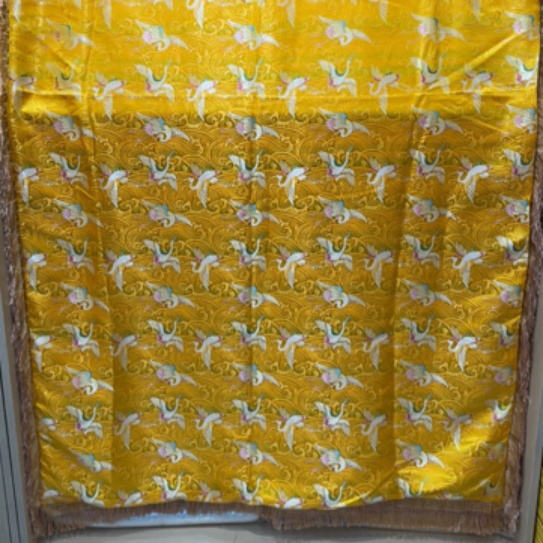 仿宋锦织提花面料国风服装布料