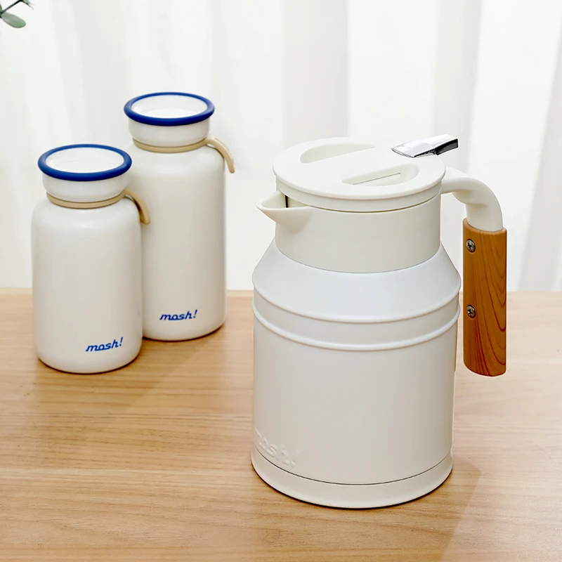 日本mosh保温壶水壶家用复古不锈钢茶壶办公室暖水壶大容量热水瓶