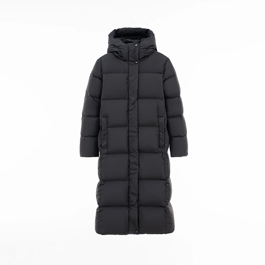 【伯牙绝弦】可溯源安心90白鹅绒 巨厚巨保暖巨显瘦长款鹅绒服