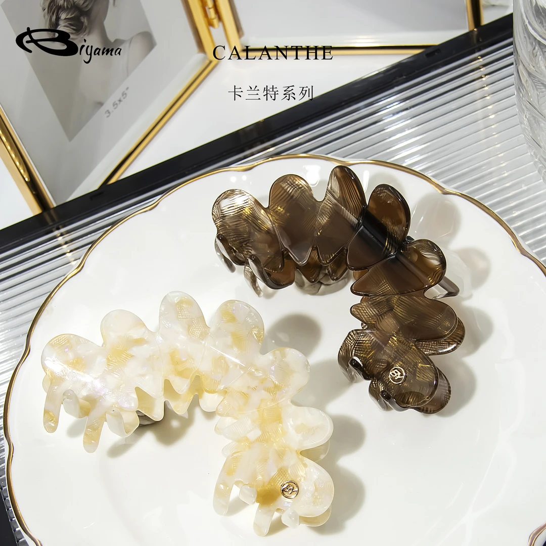 【卡娅家】丹麦同款优雅大花瓣抓夹发夹后脑勺发抓头饰鲨鱼夹发夹