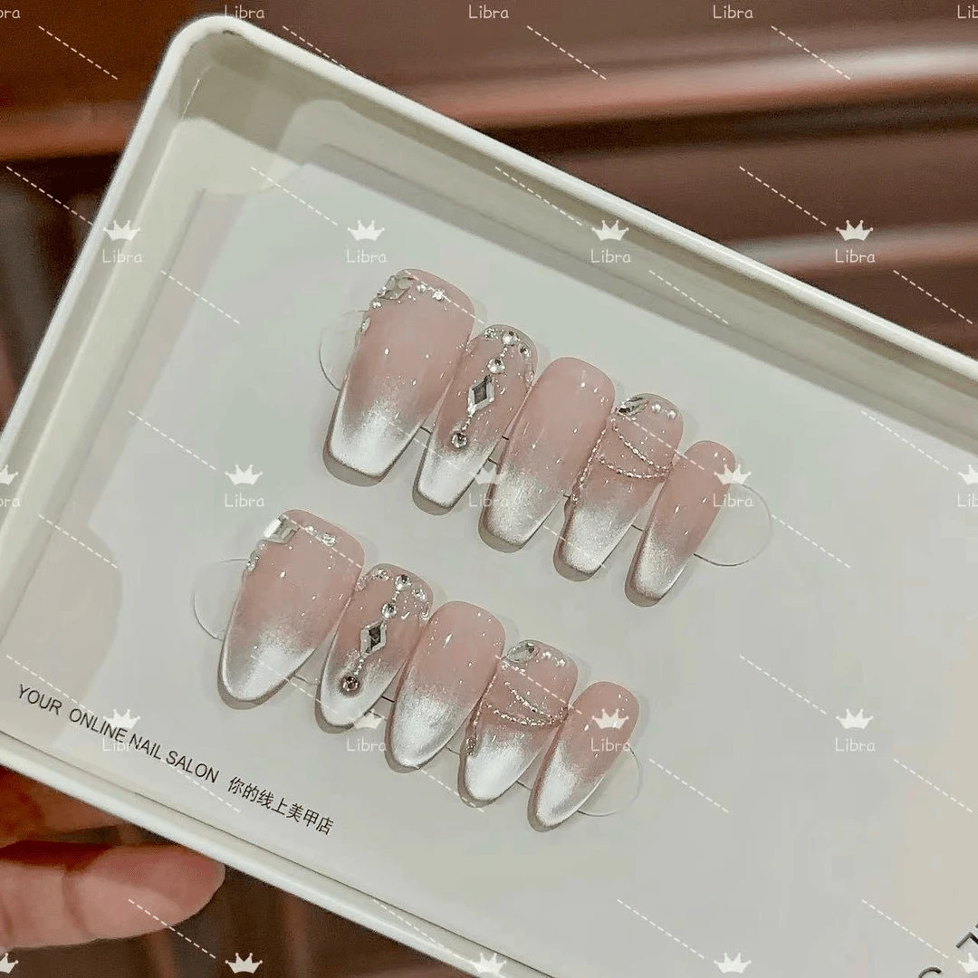 【一帘幽梦】猫眼高级纯欲ins气质优雅手工穿戴甲