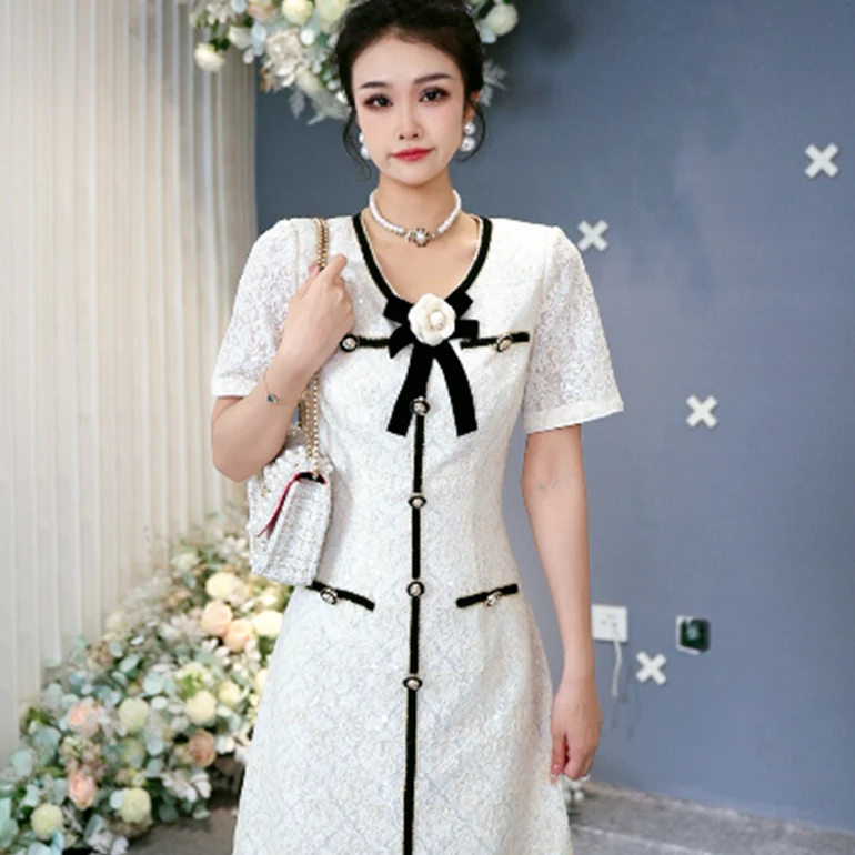 粉红大布娃娃轻奢连衣裙DA1BDR149