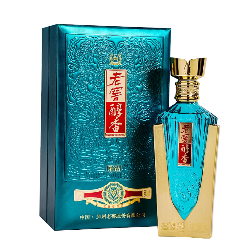 LUZHOU/泸州老窖股份出品老窖醇香璀钻浓香型白酒45度500ml*4瓶