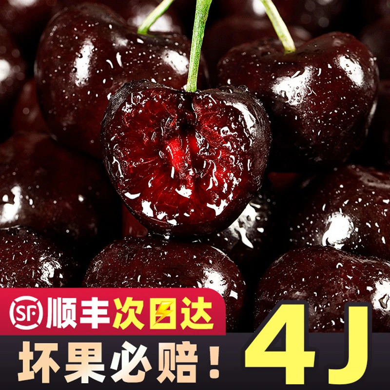 现货现发【黑车】进口智利车厘子新鲜水果礼盒装5斤26-28mm顺丰