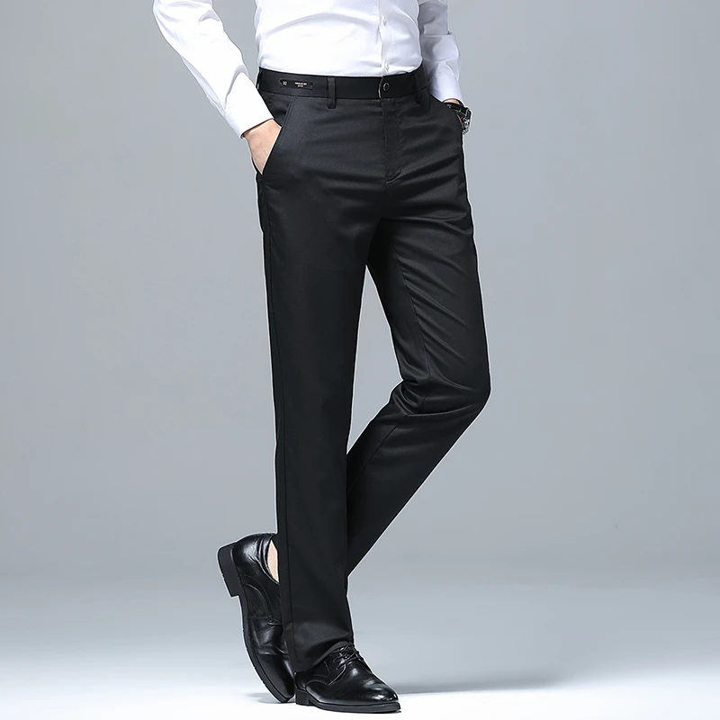 Mexican/稻草人2025款夏季高档男士薄款商务休闲裤