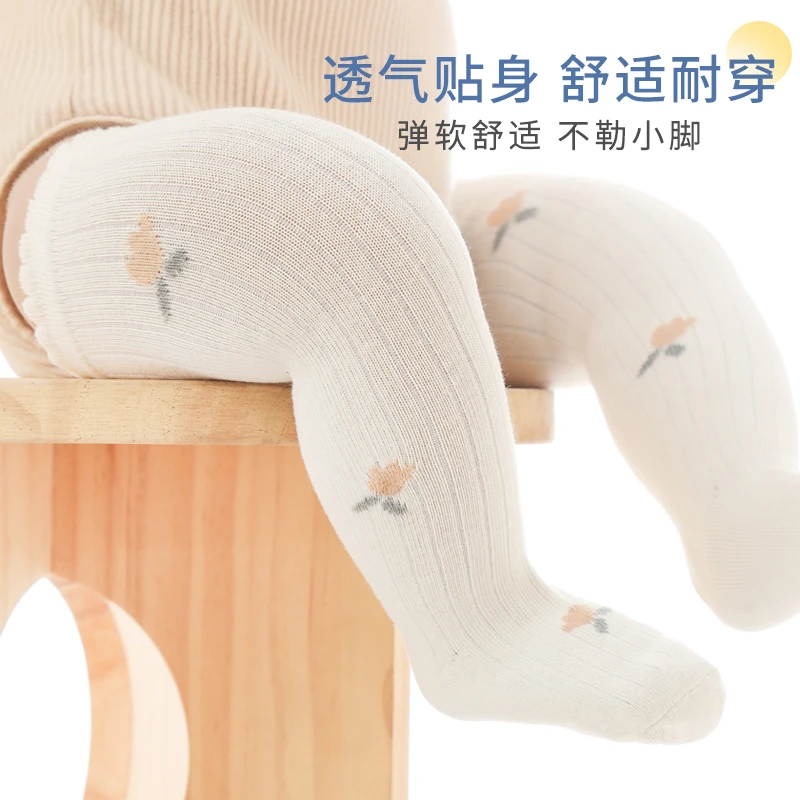 宝宝长筒袜春秋季棉新生儿过膝秋冬0一3月不勒腿夏婴儿长腿袜子