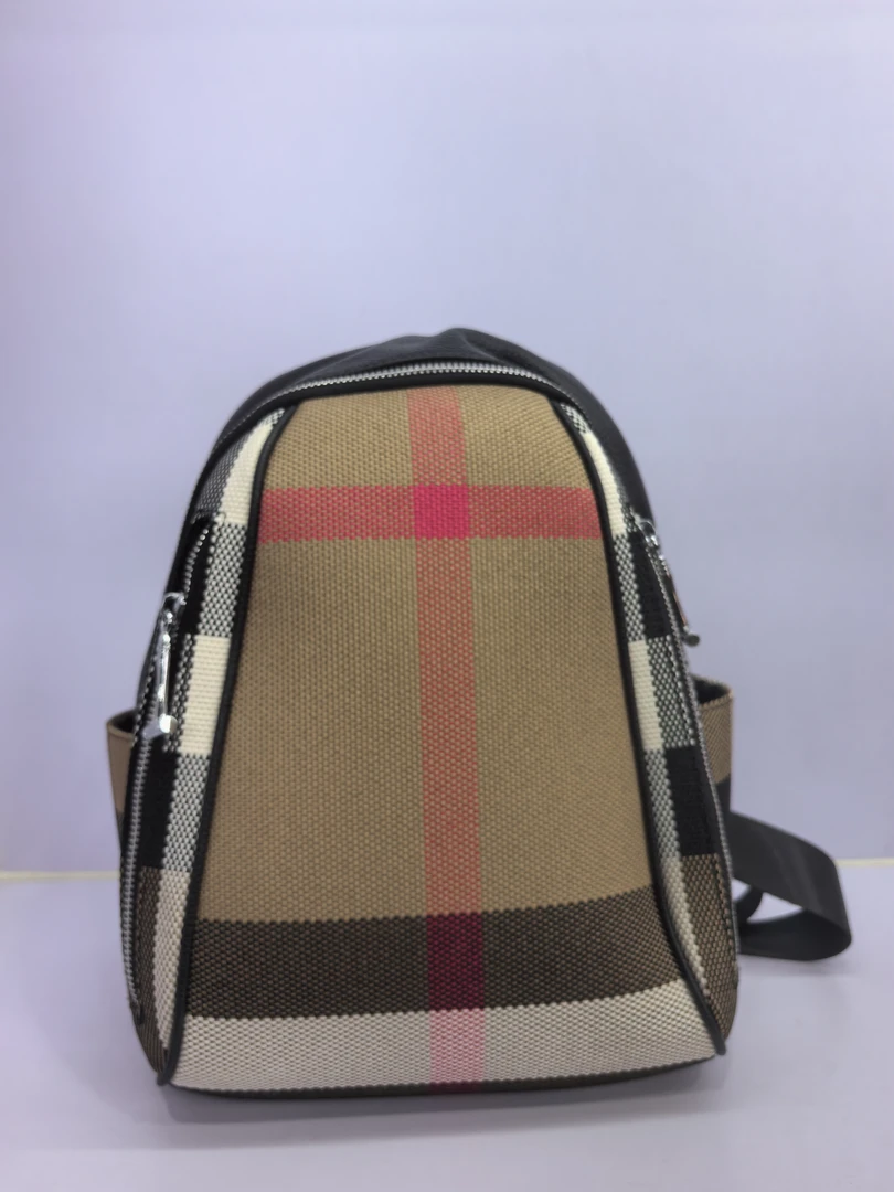 贝莉姿2024年新款 经典格子格纹时尚潮流休闲百搭学生双肩包8222#