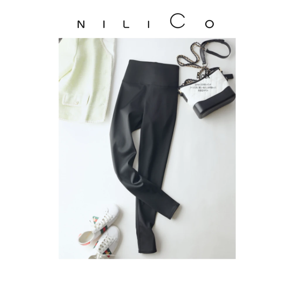 NILICO乳胶新能源加厚加绒芭比裤高腰打底裤无痕深冬轻暖感