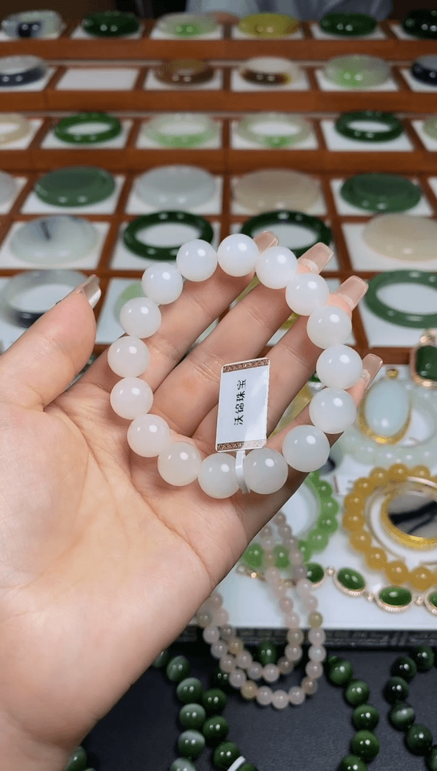 【闪购商品】和田玉白玉手串未镶嵌