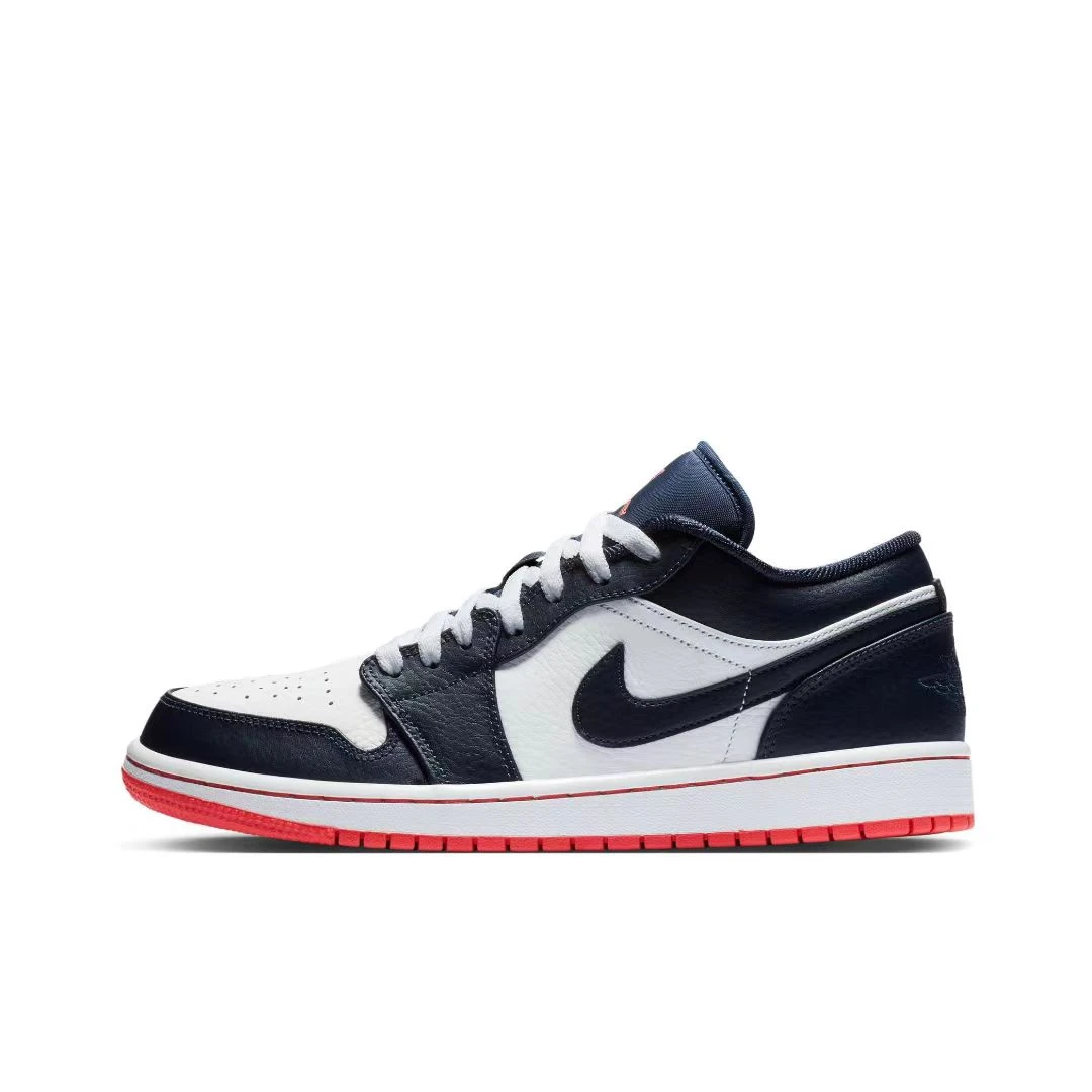 Nike/耐克 Air Jordan 1 Low 男子午夜蓝复古低帮板鞋 553558-481